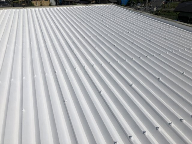 折半屋根 遮熱・断熱塗装 | その他