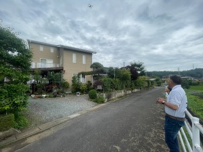 ドローンによる屋根調査! | 日々のブログ