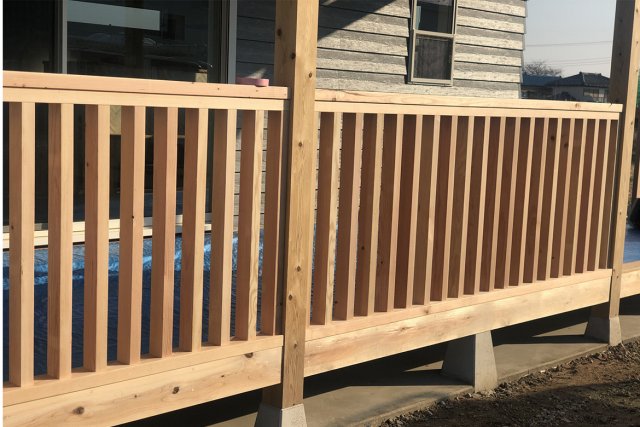 ウッドデッキの木部塗装 | その他塗装