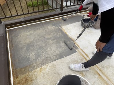 ウレタン塗膜防水工事 | 防水